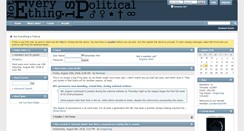 Desktop Screenshot of notpolitical.info